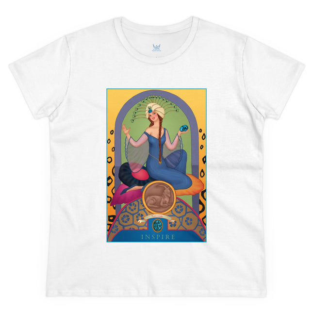 December & Tanzanite (from the Gem Series) by Sofia Chiostri Women's Midweight Cotton Tee