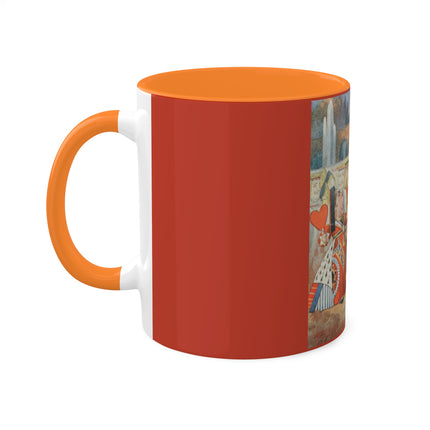 Off with her head! Off with— by Sir John Tenniel Colorful Mugs, 11oz