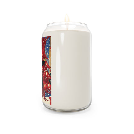 🎩🎄 Christmas Eve Promenade Scented Soy Candle – Art Deco Holiday Elegance