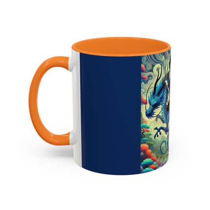 Mystic Guardian of the Sky Light Colorful Mugs (11oz, 15oz)