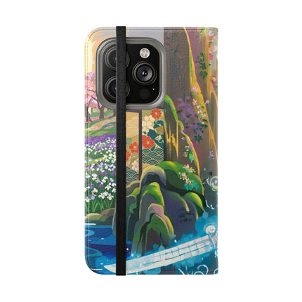 🐆⚔️ Circuit Samurai Jaguar Flip Case – Neon Power & Electric Honor