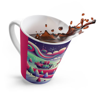 Festive Reindeer Flight Latte Mug
