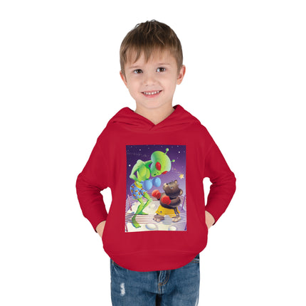Cosmic Clash Toddler Pullover Fleece Hoodie