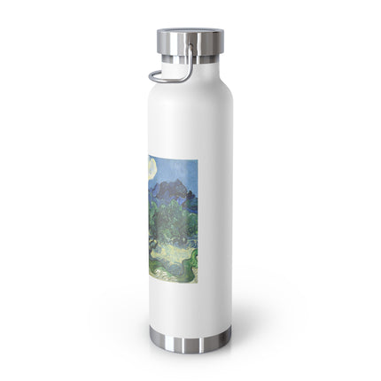 Olive Trees by Vincent Van Gogh Copper Vacuum Insulated Bottle, 22oz