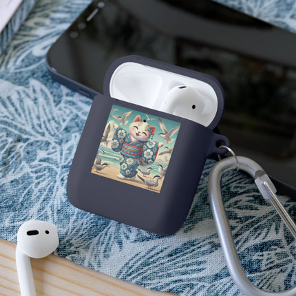 Geisha Kitten by the Seaside AirPods and AirPods Pro Case