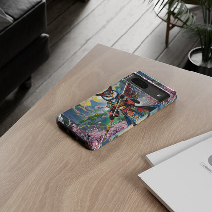 Cyberpunk Samurai Owl Phone Cases