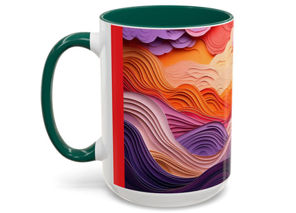 Dramatic Sunset Sky Colorful Mugs (11oz, 15oz)