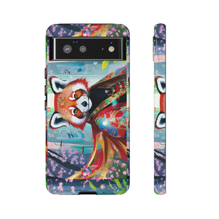 Cybernetic Red Panda Phone Cases