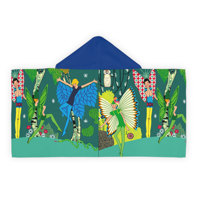 Enchanting Fairies of A Midsummer Night's Dream Youth Hooded Towel