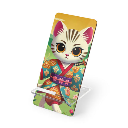 Samurai Kitten Mobile Display Stand for Smartphones