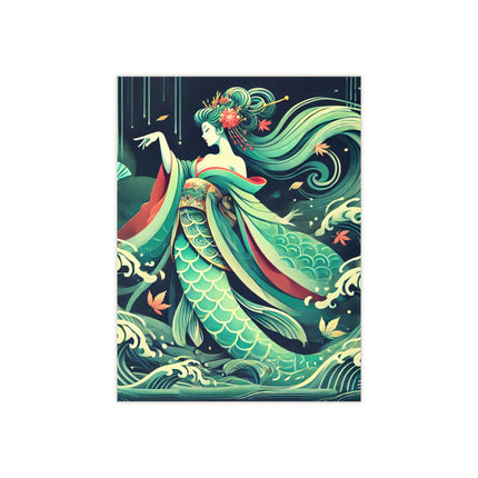Mermaid Queen Rising from the Deep Ceramic Tile