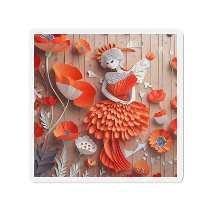 Poppy Fairy Die-Cut Magnets (4 Sizes)
