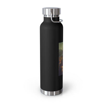 Mona Lisa by Leonardo da Vinci Copper Vacuum Insulated Bottle, 22oz