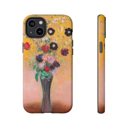 Vase of Flowers by Odilon Redon Phone Cases