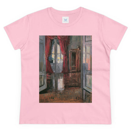 View into an Apartment by Egon Schiele Women's Midweight Cotton Tee