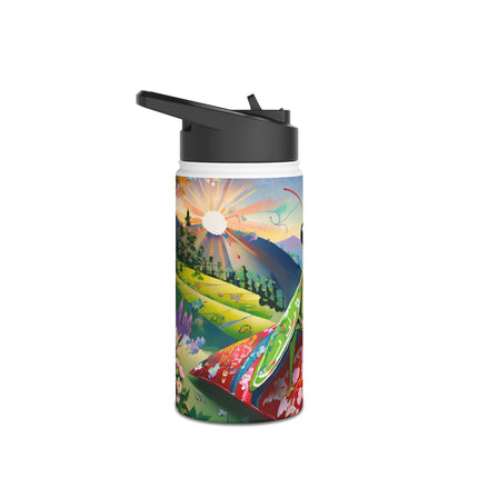 The Joyful Mantis Stainless Steel Water Bottle