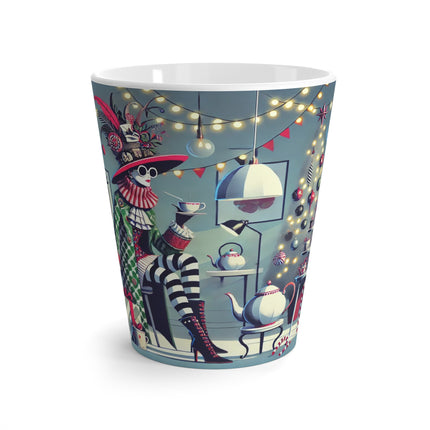 Whimsical Christmas Tea Party Latte Mug