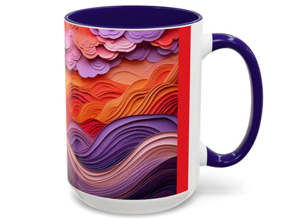 Dramatic Sunset Sky Colorful Mugs (11oz, 15oz)