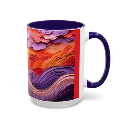 Dramatic Sunset Sky Colorful Mugs (11oz, 15oz)