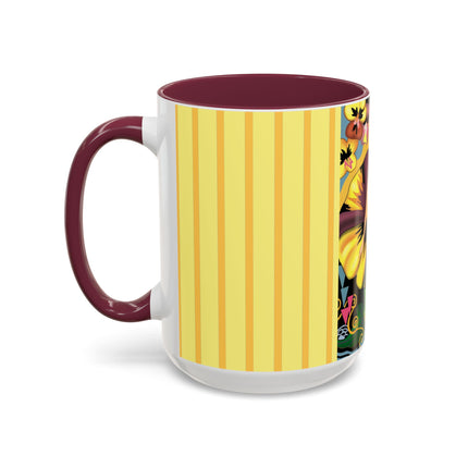 Enchanted Pansy Elegance Colorful Mugs (11oz, 15oz)