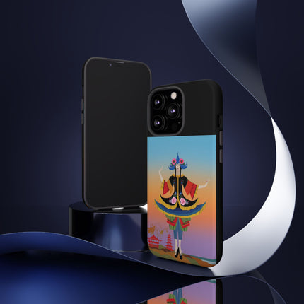 Colorful Dancer Phone Case – Vibrant Grace & Cultural Elegance