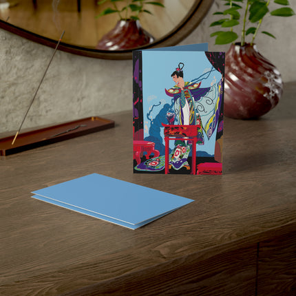 A Visual Journey by Umberto Brunelleschi Greeting Cards (1, 10, 30, and 50pcs)