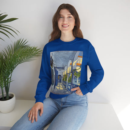 Gallery of a Moroccan Riad by George Gaudion Heavy Blend™ Crewneck Sweatshirt
