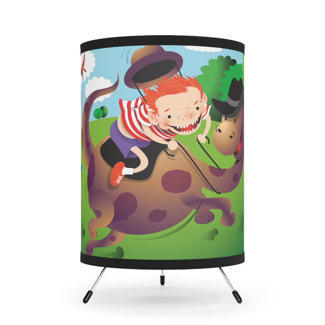 Rip-Roaring Fun Tripod Lamp