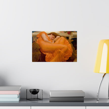 Flaming June by Frederic Leighton Matte Horizontal Posters