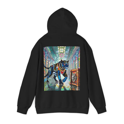 Cyber Panther’s Hunt – Heavy Blend™ Hooded Sweatshirt