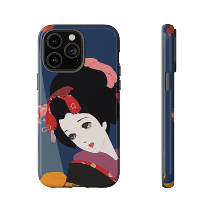 Geisha Portrait Phone Case – Elegant Beauty & Timeless Grace