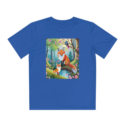 Mischievous Fox Youth Competitor Tee – Forest Fun & Whimsical Adventure