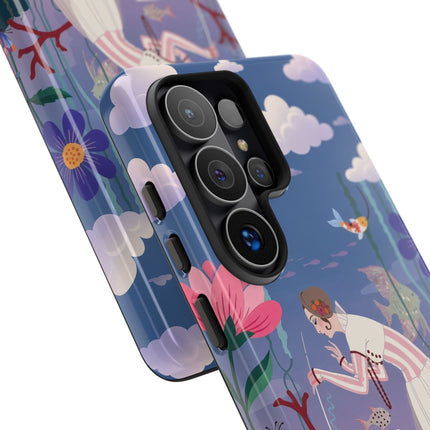 🐠🌸 The Enchanted Aquarium Garden Phone Case – Art Deco Underwater Fantasy