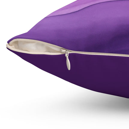 Autumn Serenade in Purple and Lavender Spun Polyester Square Pillow