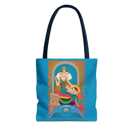 Astrology Gem Series: April & Diamond Tote Bag