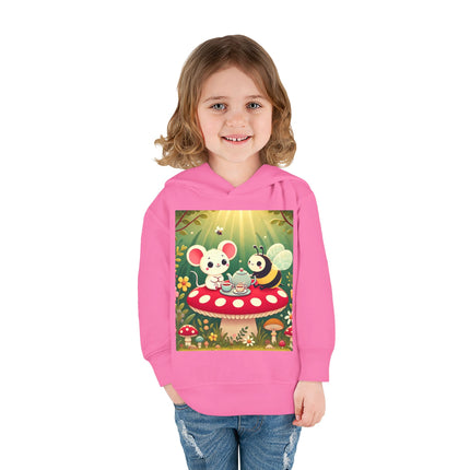 Tea Time Friends Toddler Pullover Fleece Hoodie