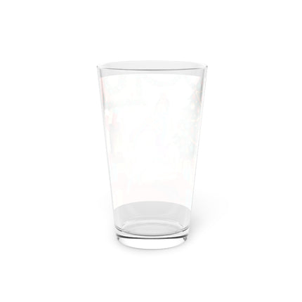 🖤🔥 The Lady Of The Christmas Hearth Pint Glass – Art Deco Holiday Elegance