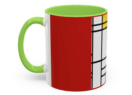 Place de la Concorde by Piet Mondrian Colorful Mugs (11oz, 15oz)