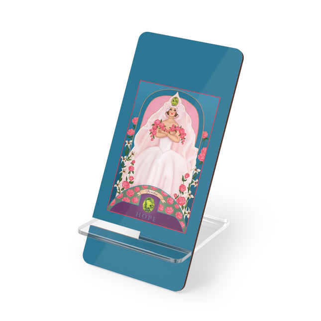 August & Peridot (from the Gem Series) by Sofia Chiostri Mobile Display Stand for Smartphones