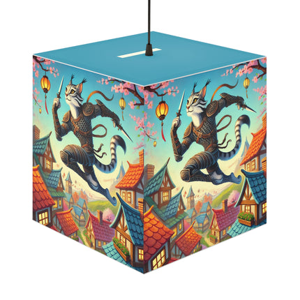 🌸🐾 The Springbound Sentinel Light Cube Lamp – Agility, Grace & Spring Vitality