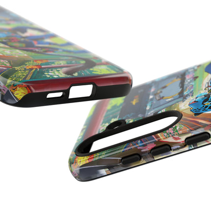 Cyber Panther's Hunt Phone Cases