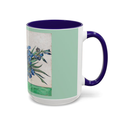 Irises by Vincent Van Gogh Colorful Mugs (11oz, 15oz)