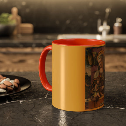 Madonna and Child by Carlo Crivelli Colorful Mugs (11oz, 15oz)