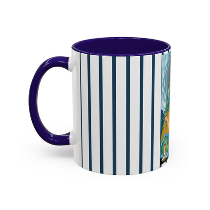 Art Deco Christmas Elegance Colorful Mugs (11oz, 15oz)