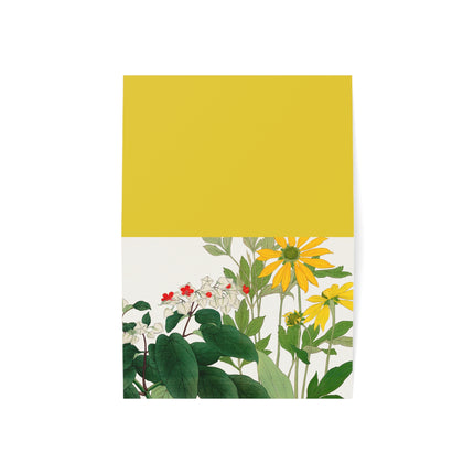 Clerodendrum & Rudbeckia by Tanigami Kônan Greeting Cards (1, 10, 30, and 50pcs)