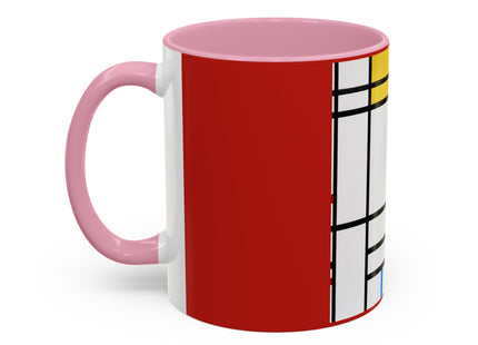 Place de la Concorde by Piet Mondrian Colorful Mugs (11oz, 15oz)
