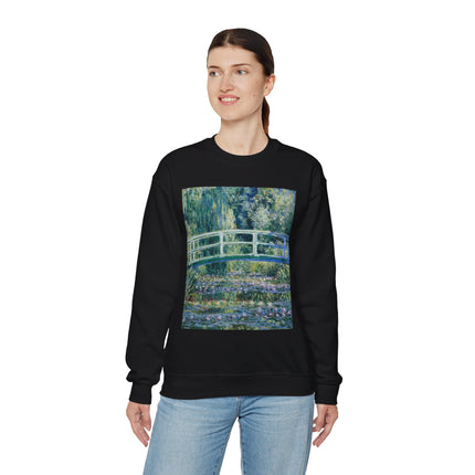 Water Lilies and Japanese Bridge by Claude Monet Heavy Blend™ Crewneck Sweatshirt