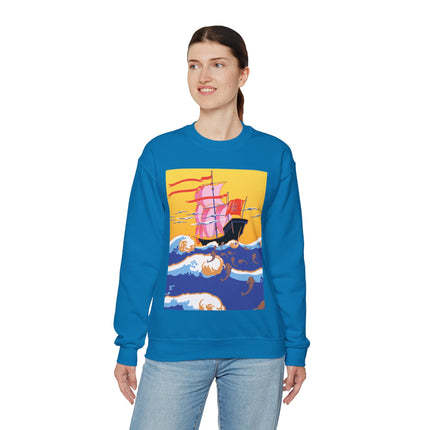 Golden Seas and Whimsical Dreams Heavy Blend™ Crewneck Sweatshirt
