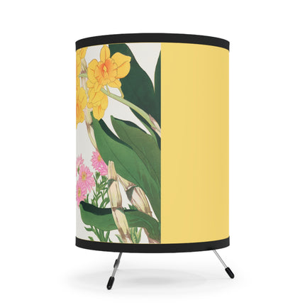 Golden Bow Orchid by Tanigami Kônan Tripod Lamp