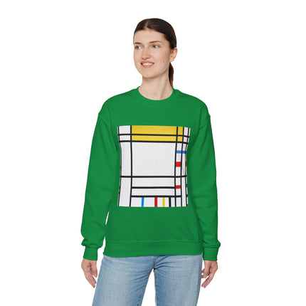 Place de la Concorde by Piet Mondrian Heavy Blend™ Crewneck Sweatshirt